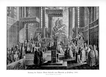 Krönung der Kaiserin Maria Ludovika von Österreich in Pressburg, 1808