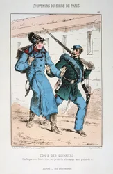 Corps des Douaniers, Belagerung von Paris, Deutsch-Französischer Krieg, 1870-1871