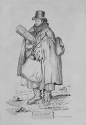 Kostüm der Gletscher