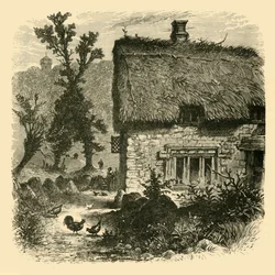 Hütte in Radway, 1898
