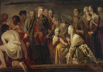 Graf Alexej Grigorjewitsch Orlow nach dem Sieg von Çeşme, zweite Hälfte des 18. Jahrhunderts
