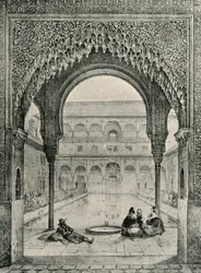 Hof des Fischteichs, 19. Jahrhundert