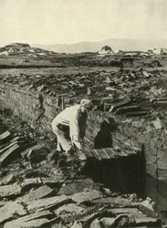 Torfstechen, ca. 1948