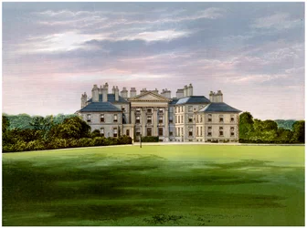 Dalkeith Palace, Edinburgh, Schottland, Heim des Duke of Buccleuch, ca. 1880