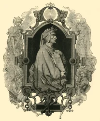 Dante Alighieri, um 1265-1321, 1890