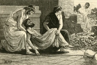 Tod von Pausanias, 1890