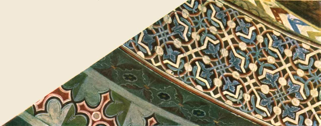 Dekoration in der Basilika des Heiligen Franziskus, Assisi, Italien, 1928