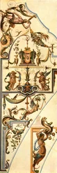 Dekoration im Schloss Nymphenburg, München, Deutschland