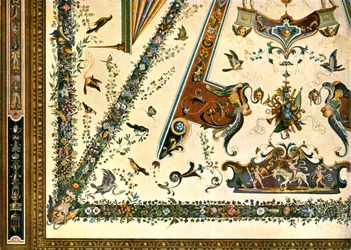 Dekoration in der Uffizien-Galerie, Florenz, Italien, 1928