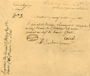 Dekret des Exekutivdirektoriums, 2. März 1796, 1921