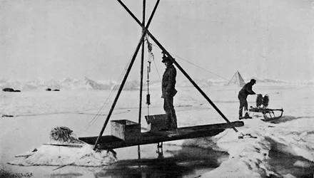 Tiefwassertemperatur. Hoch mit dem Thermometer. 12. Juli 1894, 1894-1897