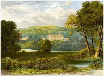 Denton Park, Yorkshire, Heimat der Familie Wyvill, ca. 1880