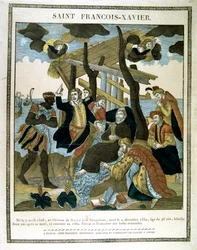 Darstellung von St. Franz Xaver, Missionar, der den Jesuitenorden gründete