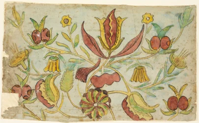 Entwurf für Holzblocktextildruck