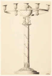 Entwurf für einen Kerzenhalter