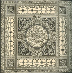 Entwurf für eine Decke, ca. 1860er, 1881