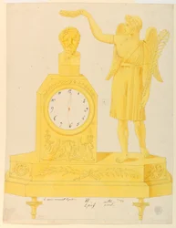 Entwurf für eine Uhr
