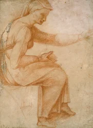 Detail von der Sixtinischen Decke, 1508-1512