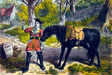 Dick Turpin 1706-1739, englischer Räuber und Straßenräuber