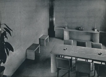Esszimmer des Architekten Oliver Hill, F.R.I.B.A.