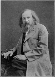 Dmitri Iwanowitsch Mendelejew 1834-1907, russischer Chemiker, um 1900er Jahre