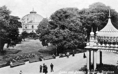 Kuppel und Pavillon-Gärten, Brighton, frühes 20. Jahrhundert