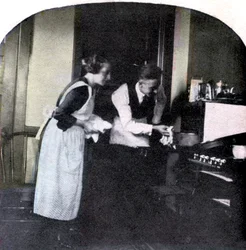 Verbrenne nicht das Abendessen, späte 19. Jahrhundert