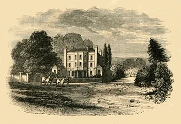 Dr. Glennies Akademie, Dulwich Grove, 1820, um 1878