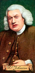 Dr. Johnson, aus einer Serie von Zigarettenkarten, 1935