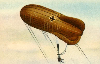 Drachen-Ballon, ca. 1898, 1932