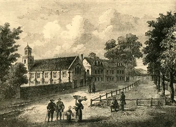 Dulwich College im Jahr 1750, ca. 1878