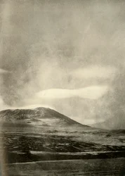 Hantelwolke über Erebus, ca. 1908, 1909