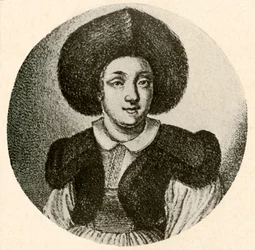 Niederländisches Mädchen mit Pelzmütze und pelzbesetzter Jacke, 1641, 1937