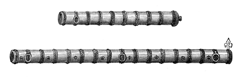 Früheste Modelle von Kanonen, der Tower of London, 1870