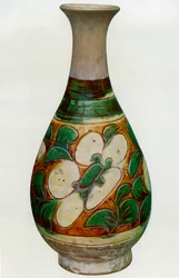 Irdenware Vase, chinesisch, Tang-Dynastie, 618-907, 1925