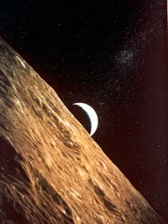 Erdaufgang von der Mondoberfläche, Apollo-Mission, 1969