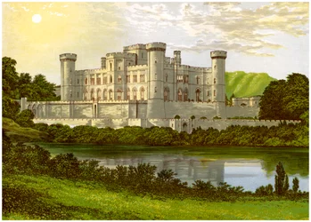 Eastnor Castle, Herefordshire, Heim von Earl Somers, ca. 1880