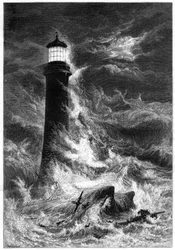 Eddystone-Leuchtturm, 19. Jahrhundert