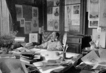 Edmond Rostand, französischer Dichter und Dramatiker, 1908