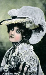 Edna May 1878-1948, amerikanische Sängerin und Schauspielerin, frühes 20. Jahrhundert
