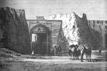 Eedgah, oder Nordtor, Kandahar, um 1880