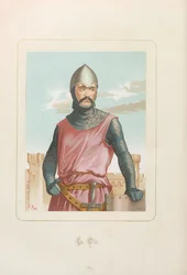 El Cid Rodrigo Díaz de Vivar. Aus: Hombres y mujeres celebres de todos los tiempos, 1875-1877