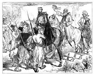 Eldred Pottinger in Herat, Afghanistan, um 1837