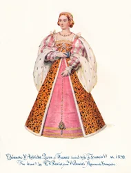 Eleanor von Österreich, Königin von Frankreich, zweite Frau von Franz I., 1911
