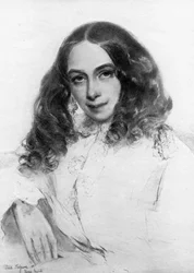 Elizabeth Barrett Browning, britische Dichterin, 1859