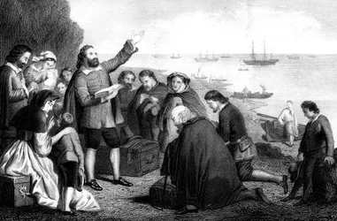 Einschiffung der Pilgerväter, 1620