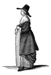 Englische Händlersfrau, 1649
