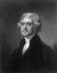 Gravur von Thomas Jefferson