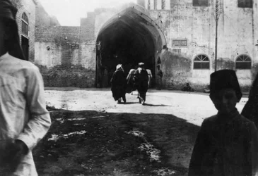 Eingang des Basars von Bagdad, Mesopotamien, Erster Weltkrieg, 1918