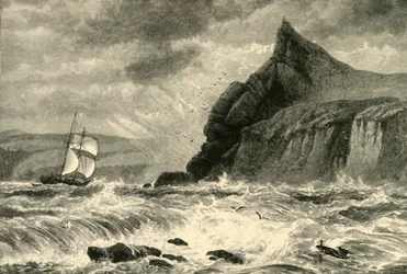 Eingang zum Hafen von Fowey, 1898